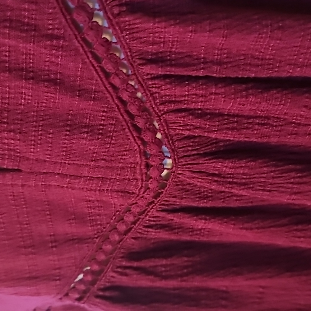 Crochet Red Top - Picture 7 of 12